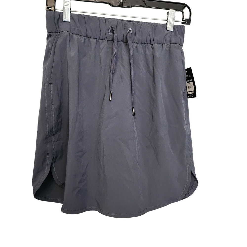 Athletic Works Women's XS Drawstring Skort With Inner‎ Shorts Gray